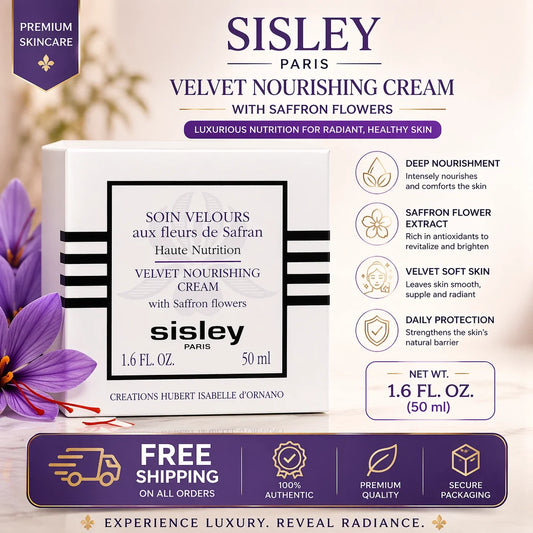 Sisley Velvet Nourishing Cream with Saffron Flower 50ml (1.6 fl oz) | Luxury Skincare